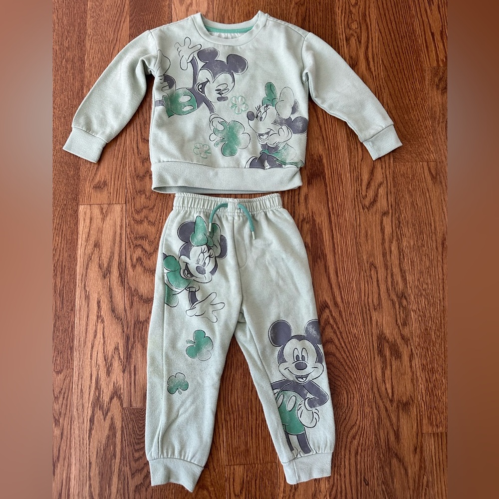 Toddler Mickey St Patrick’s Day Matching Set 2T